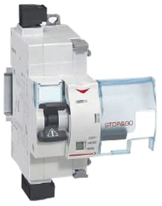 Legrand - 406288EC -, STOP-GO automatisk återställning med integrerad 40 A differential, Vit