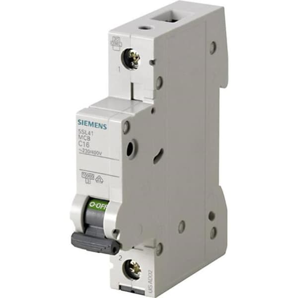 Brytare - SIEMENS - 5SL4116-6 - 1 pol - 16 A - Magnetotermisk - Inomhus
