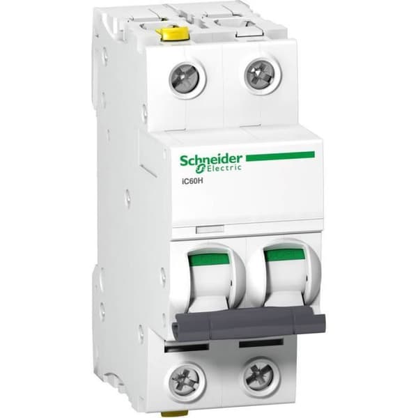 Strömbrytare - SCHNEIDER ELECTRIC - A9F07202 - 2 A - 400 V - Magneto-termisk