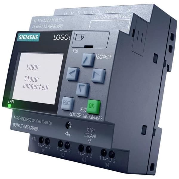 Siemens 6ED1052-2MD08-0BA2 Styrmodul 12 V/DC, 24 V/DC