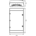 Miniatyrbild 2 av 3: Vattentät utanpåliggande eldosa 36 moduler (3 x 12) IP65 NEO Elektroplast