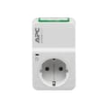 Miniatyrbild 2 av 3: APC Essential Surgearrest PM1WU2 AC 230V överspänningsskydd Utgångar: 1 Tyskland Vit