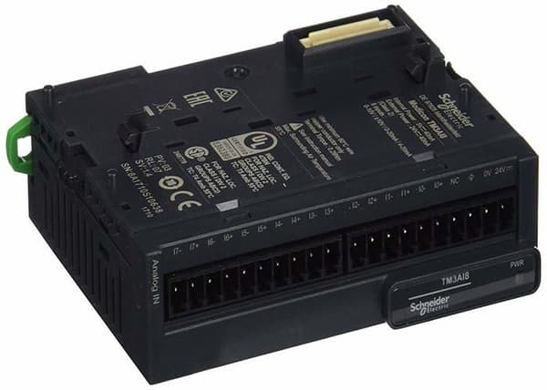 Elpanelkomponent - Schneider elmodul - TM3AI8 - TM3-modul, 8 analoga ingångar