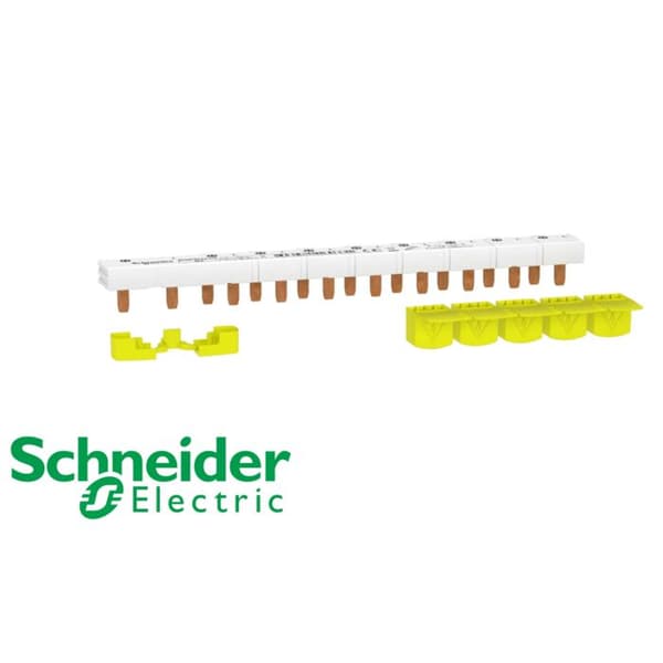 Anslutningskam - SCHNEIDER - Resi9 XP - 1P+N - 63A - 10 moduler - Vit RAL 9003