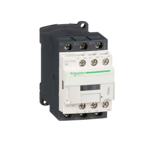 Kontaktor - Schneider - TeSys LC1-D18 - 3P - 18A - AC-3