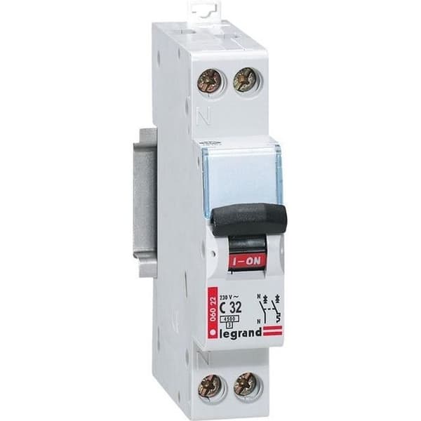 LEGRAND DNX effektbrytare - 32 A - enpolig + neutral