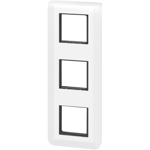LEGRAND - Mosaikstöd med skruv 3x2 moduler grön vit