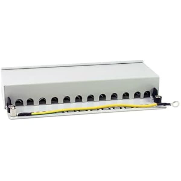 Fördelningspanel - EQUIP - 326522 - 12 portar Cat. 6A - Skärmad - Ljust Stål