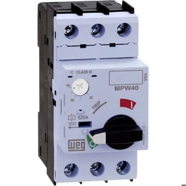 Justerbar motor skyddsbrytare WEG MPW40-3-U004 12428112 4 A 1 st(s)