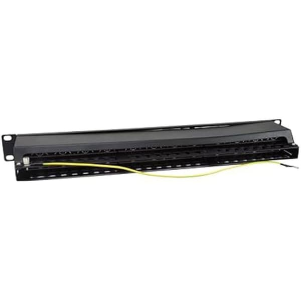 Kopplingspanel - EQUIP - 326626 - 48 portar Cat.6A - Svart Stål - 1U 19"