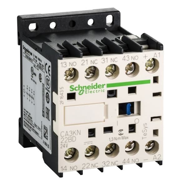 Styrrelä - Schneider Electric - CA3KN22BD - 24 V - 2 NO 2 NC - Inomhus