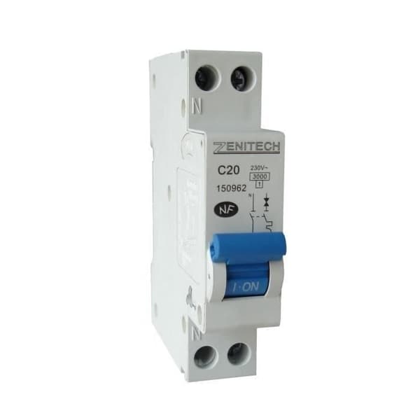 ZENITECH PH/N 20A NC brytare