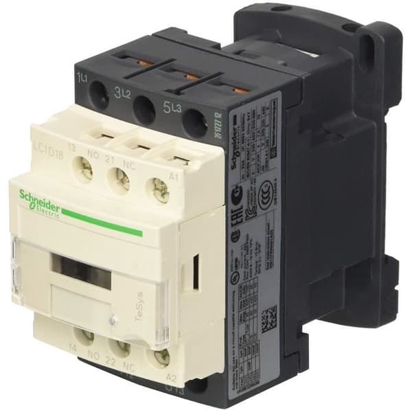 Schneider Electric TeSys D Kontakt 3P AC, 3, 440 V 18 A Spole 220 Vca - LC1D18M7