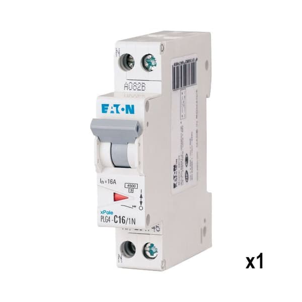 Eaton - 000264746 - Strömbrytare Ph+N 16A 4,5kA C