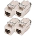 Miniatyrbild 1 av 2: Modul Keystone Cat 8 - DIGITUS - 4 stycken - RJ45 Skyddad - 2000 MHz - 25GBase-T &amp; 40GBase-T
