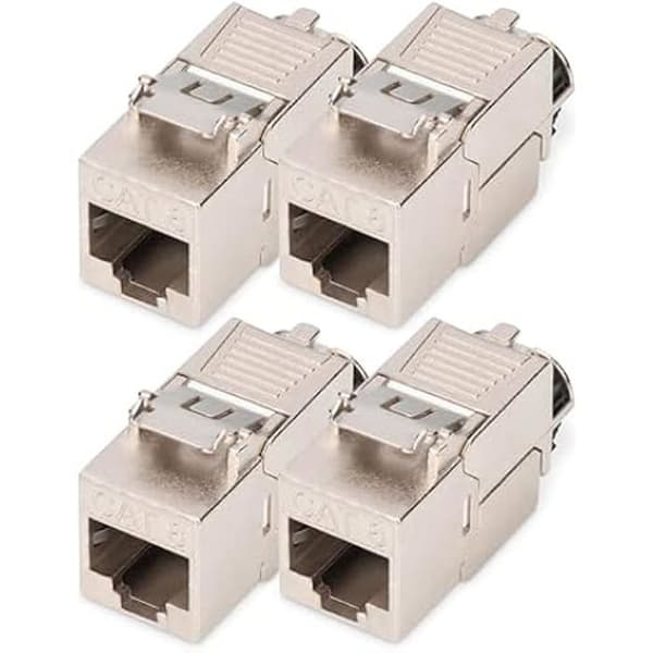 Modul Keystone Cat 8 - DIGITUS - 4 stycken - RJ45 Skyddad - 2000 MHz - 25GBase-T &amp; 40GBase-T