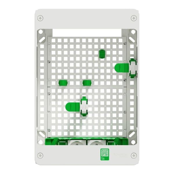 Schneider electric - R9H13402VDIBOX - Resi9 VDI Box 13M2R box - operatörsbox stödbox med 2 uttag -