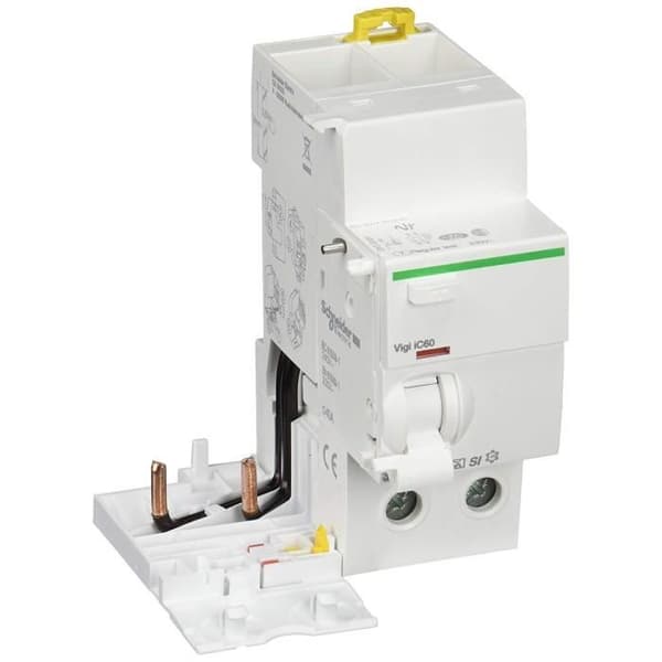 Schneider Electric a9 V61240 Vigi iC60 Add-On jordfelsblock 2P 40 A 30 mA typ si - A9V61240