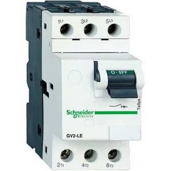 SCHNEIDER GV2LE04 - motorskyddsbrytare GV2LE 0,63 A 3P 3d magnetisk utlösningsenhet