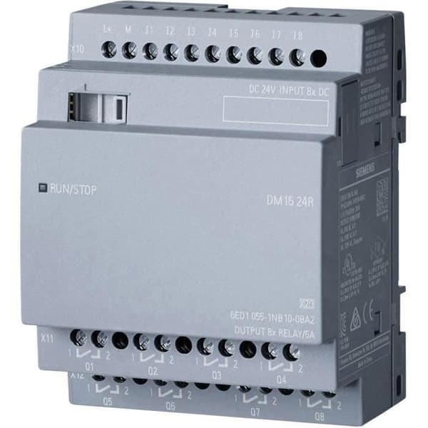 Expansionsmodul - Siemens - 6ED1055-1NB10-0BA2 LOGO! DM16 24R 0BA2 - Liten och kraftfull