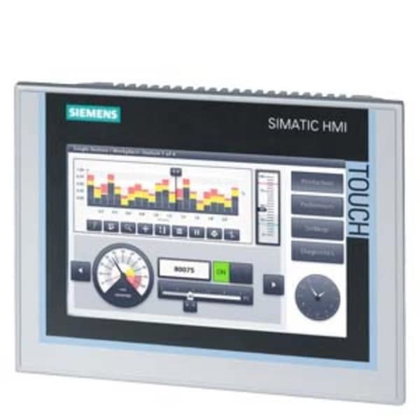Skärm - Siemens - 6AV2124-0GC01-0AX0 - 7'' - Vit - Inomhus