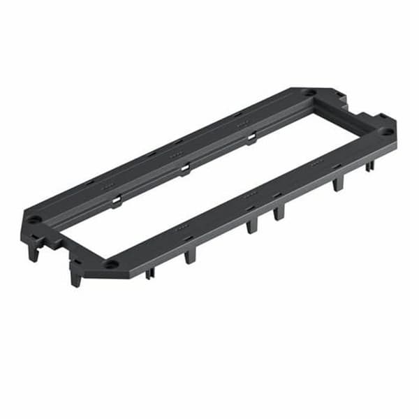 Elpanelkomponent - Obo bettermann-modul - 7408763 - Abdeckplatte UT4P4 für UT4 4 Modul45 ()
