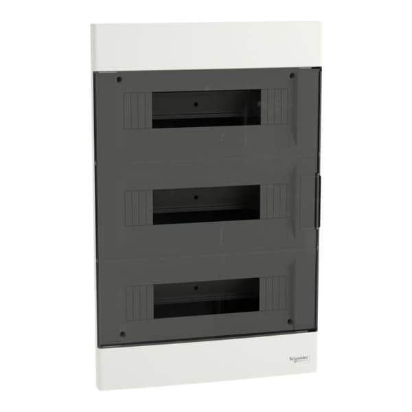 Inbyggd elpanel - Schneider - Easy9 EU IP40 EZ9EU-3-12-PT-T - 12 moduler - transparent dörr