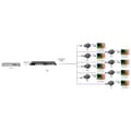 Miniatyrbild 2 av 2: Transmitter &amp; Receiver AV - Techly - IDATA EX-HL81TY - 12 V - 1920 x 1080 pixlar - Svart
