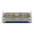 Miniatyrbild 3 av 4: Orno LZ-8202/15 splitterfördelningsblock för DIN-skena eller elpanel med 4 rader (15 ledningar)