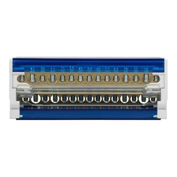 Orno LZ-8202/15 splitterfördelningsblock för DIN-skena eller elpanel med 4 rader (15 ledningar)