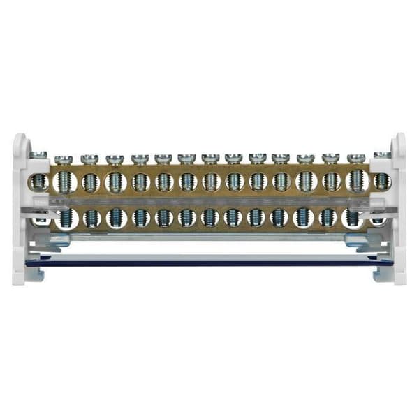 Orno LZ-8201/15 80-500 A splitterfördelningsblock för DIN-skena eller elpanel med utgångs- och ingångsanslutningar 15 ledare