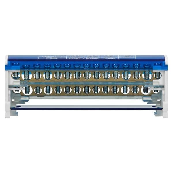 Orno LZ-8201/15 80-500 A splitterfördelningsblock för DIN-skena eller elpanel med utgångs- och ingångsanslutningar 15 ledare