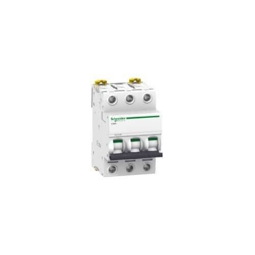 Schneider Electric A9 °F89340 Magnetotermiskt frånslag Ic60h, 3P, 40 A, kurva C - A9F89340