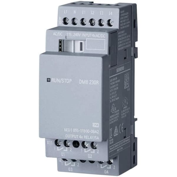 Siemens LOGO! DM8 230R 0BA2 - Programmerbar - Inomhus
