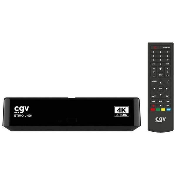 TNT-mottagare-inspelare - CGV - ETIMO UHD1 - Ultra High Definition 4k - Dolby AC4 och HDR10 - Föräldrakontroll