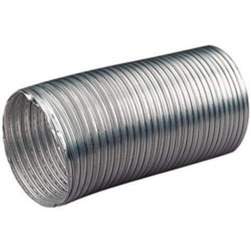 Manrose Aluminium Round Ducting Silver 1500mm x 100mm
