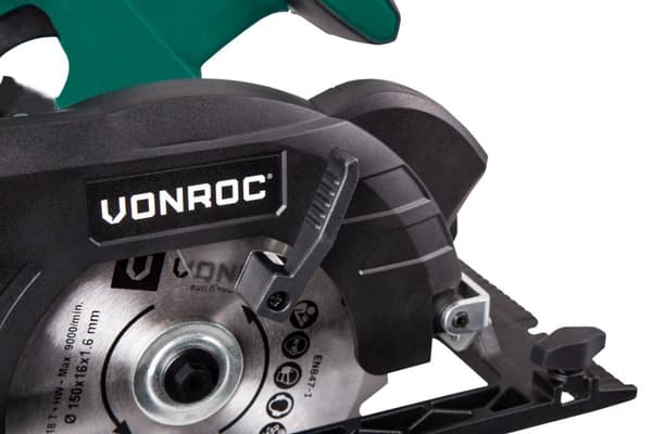VONROC Rundsav 20V - 150mm | Inkl. 2.0Ah akku og oplader