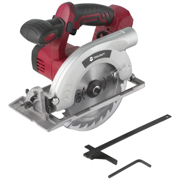 TOOLCRAFT TCS 55 / TAWB-200 Cirkelsåg batteridriven 165 mm borstfri, exkl. batteri/laddare