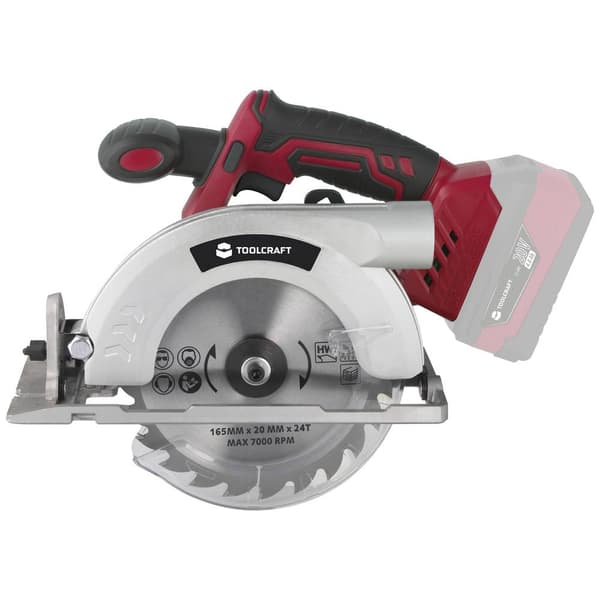 TOOLCRAFT TCS 55 / TAWB-200 Cirkelsåg batteridriven 165 mm borstfri, exkl. batteri/laddare