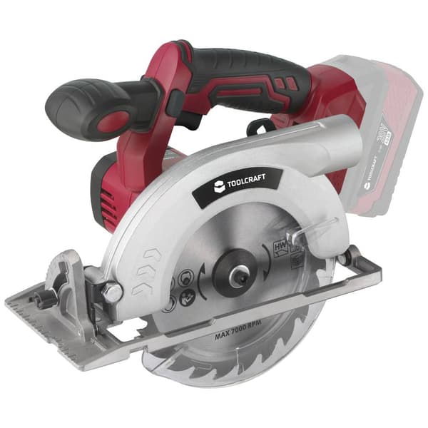 TOOLCRAFT TCS 55 / TAWB-200 Cirkelsåg batteridriven 165 mm borstfri, exkl. batteri/laddare