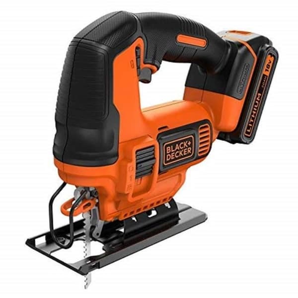 BLACK+DECKER 18V sladdlös sticksåg - BDCJS18E1-QW - Integrerad pendelrörelse - Blåsanordning