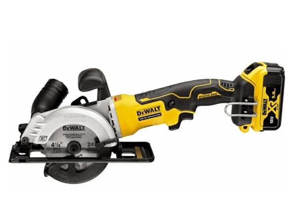 DEWALT RUNDSAV 18V 115mm 2x5,0Ah TSTAK DCS571P2
