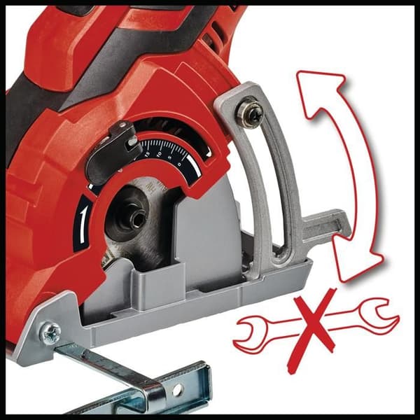 Einhell Mini cirkelsåg 89mm TC-CS 89 (600 W, skärdjup upp till 27 mm, TCT sågblad, parallellstopp)