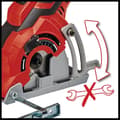Miniatyrbild 3 av 5: Einhell Mini cirkelsåg 89mm TC-CS 89 (600 W, skärdjup upp till 27 mm, TCT sågblad, parallellstopp)