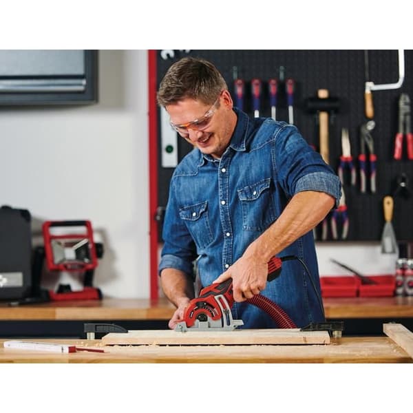 Einhell Mini cirkelsåg 89mm TC-CS 89 (600 W, skärdjup upp till 27 mm, TCT sågblad, parallellstopp)