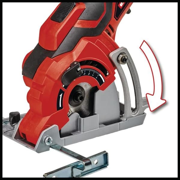 Einhell Mini cirkelsåg 89mm TC-CS 89 (600 W, skärdjup upp till 27 mm, TCT sågblad, parallellstopp)