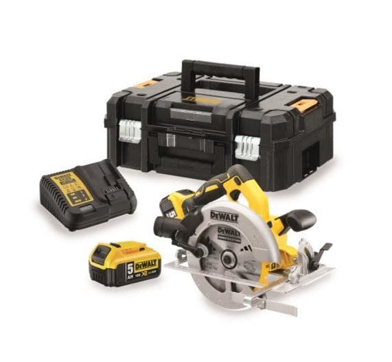 DEWALT-PYÖRÄSAHA 18V 184mm 2x5.0Ah XR LI-ION DCS570P2