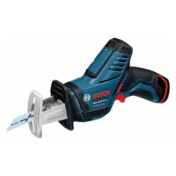 Bosch Professional GSA 12V-14 sabelsåg med blad, 2 x 12V 3.0Ah batterier, laddare, i Lboxx - 060164L976