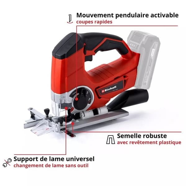 EINHELL pendelsticksåg TE-JS 18 Li solo