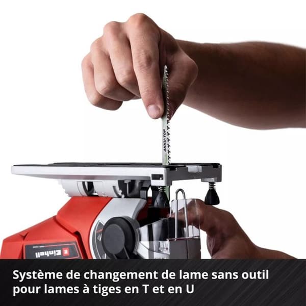 Einhell Sladdlös sticksåg TE-JS 18 Li - Solo Power X-Change (18 V, slaglängd 25,4 mm) Levereras utan batteri eller laddare
